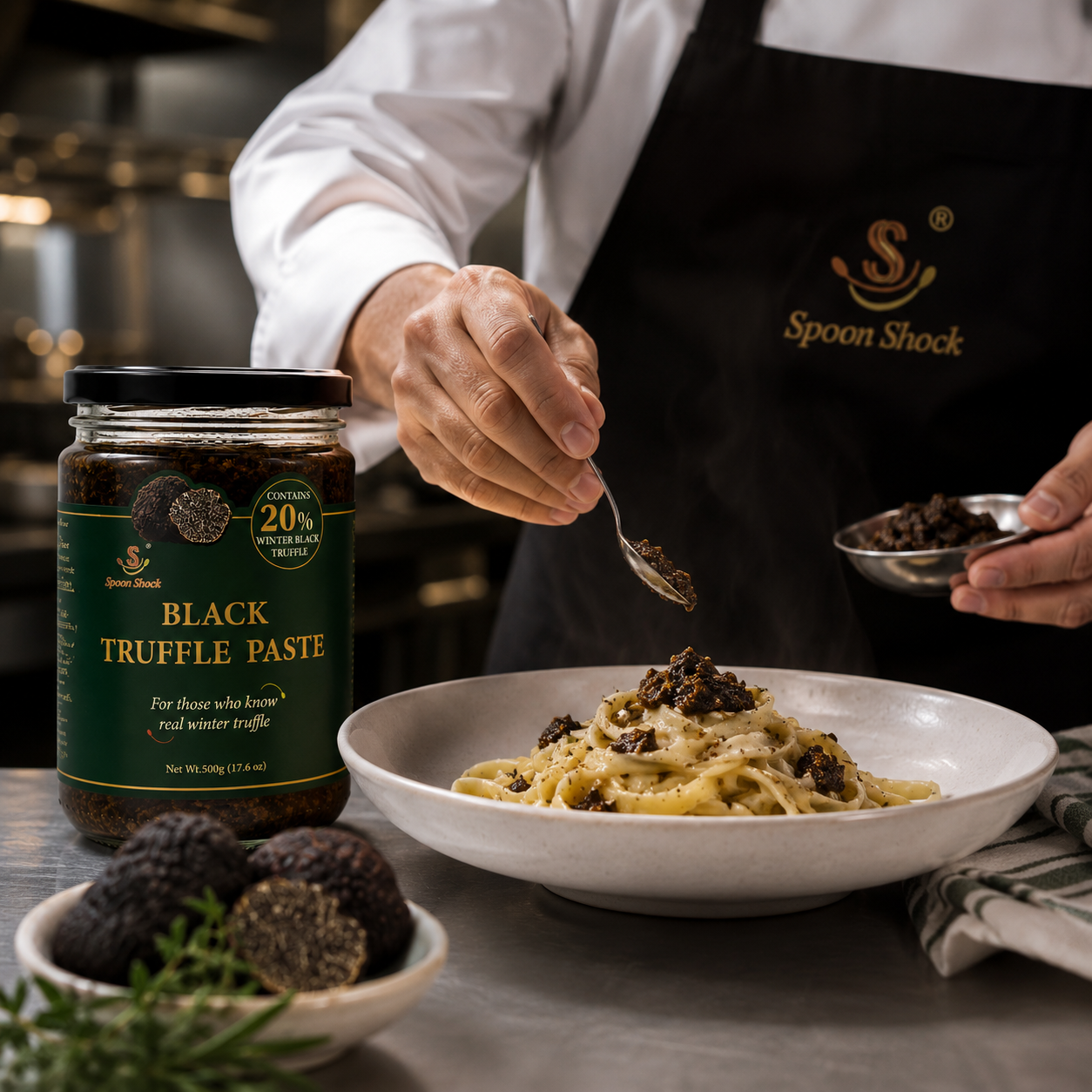 Spoon Shock Signature Black Truffle Paste 500g (20% Winter Black Truffles)
